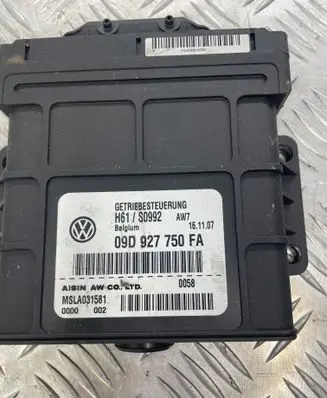 Volkswagen Touareg I Transmission gearbox valve body 09D927750FA H61S0992 MSLA031581
