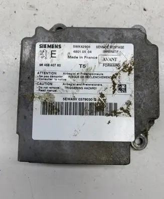 Peugeot 307 Airbag control unit/module 9645840780 5WK42908