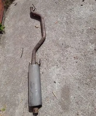 Opel Vectra C Middle muffler/silencer 24422004078 24422004
