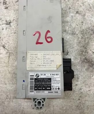 BMW 5 E60 E61 CAS control unit/module 6943857 B421331 5WK47995