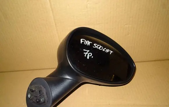 Fiat 500 Front door electric wing mirror 