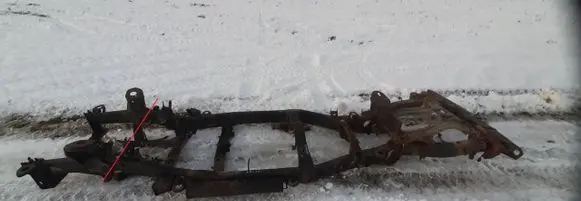 Land Rover Discovery 3 - LR3 Front bumper support beam 