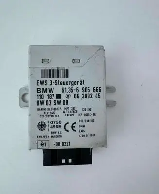 BMW 3 E46 Immobilizer control unit/module 05393245 61356905666 110187
