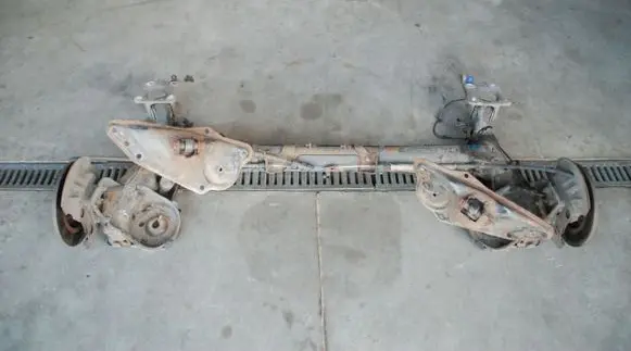 Rear axle beam