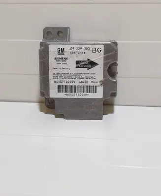 Opel Zafira A Airbag control unit/module 09229303 BGS0712045V 330518650