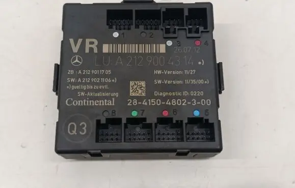 Mercedes-Benz E C207 W207 Door control unit/module A2129004314