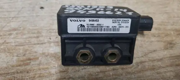 Volvo S80 ESP acceleration yaw rate sensor 9496627 9496453