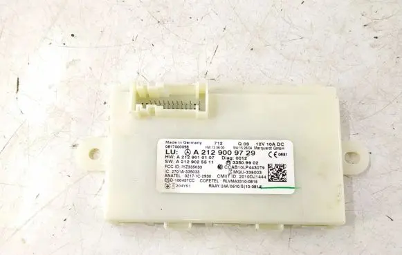 Mercedes-Benz GLE (W166 - C292) Keyless (KESSY) go control unit/module 2129009729 2129008818