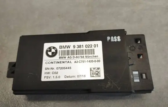 BMW 7 G11 G12 Other control units/modules 9381022