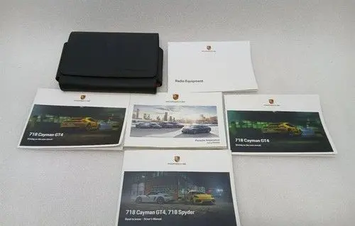 Porsche 718 Cayman 982 982c Owners service history hand book