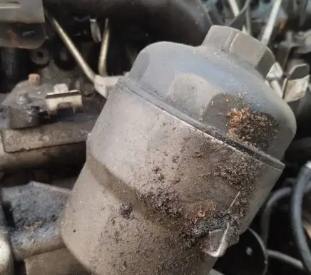 Opel Meriva A Oil filter cover 