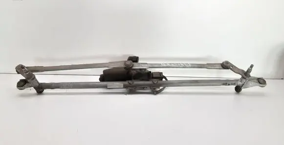 Front wiper linkage and motor