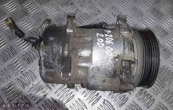 Peugeot 206 Air conditioning (A/C) compressor (pump) sd7v16