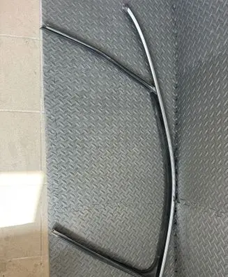 Porsche Cayenne (92A) Front door glass trim molding 7P0837431D