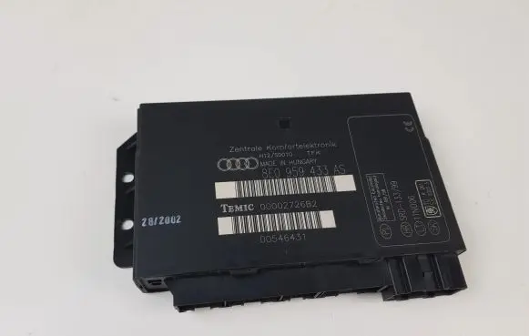 Audi A4 S4 B6 8E 8H Comfort/convenience module 8E0959433AS