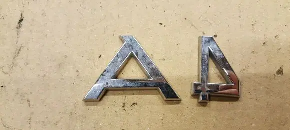 Audi A4 S4 B8 8K Rear loading door model letters 