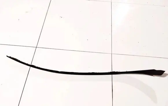 Citroen DS4 Front door glass trim molding 9688471480