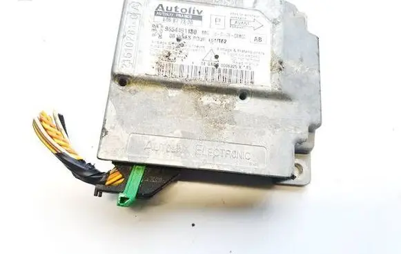 Peugeot 307 Airbag control unit/module 9654491180 606877300