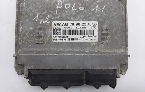 Volkswagen Polo V 6R Engine control unit/module 03E906023AL 5WP40546