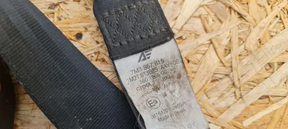 Seat Alhambra (Mk1) Third row seat belt 7M3857815
