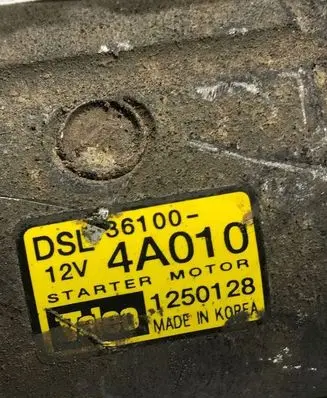 KIA Sorento Starter motor 361004A010 1250128