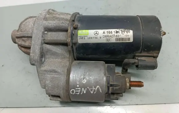 Mercedes-Benz Vaneo W414 Starter motor A1661510101 D6RAD183 19F21097TC