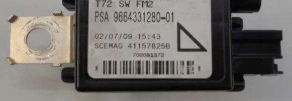 Peugeot 308 SW Sound amplifier 5801809 9664331280