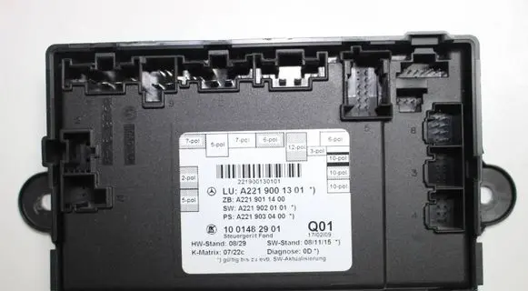 Mercedes-Benz S W221 Other control units/modules A2219001301 A2219011400 A2219020101