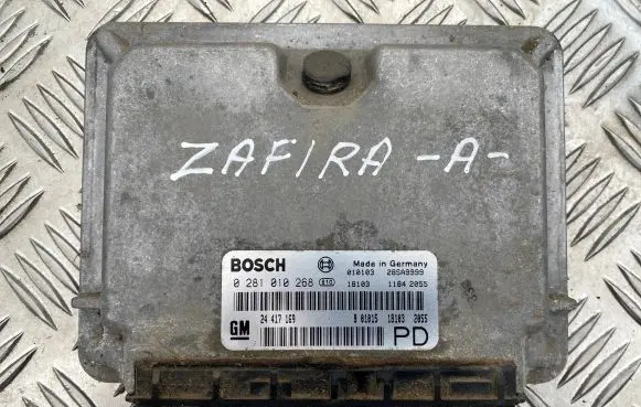 Opel Zafira A Engine control unit/module 24417169 28SA9999 0281010268