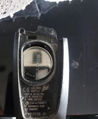 BMW 3 F30 F35 F31 Ignition key/card 9312538