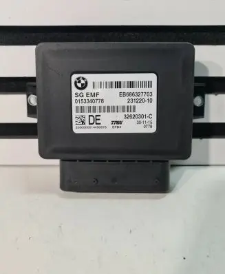 BMW 3 F30 F35 F31 Hand brake control module 6863277 0153340778 23122010