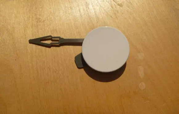 Opel Corsa F Rear bumper row hook cap/cover 9829776480