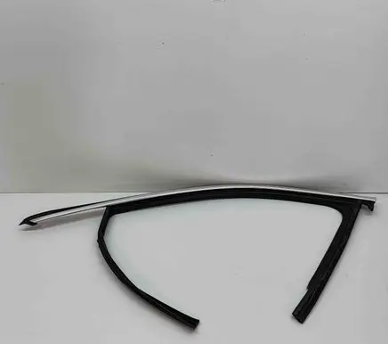 Front door glass trim molding