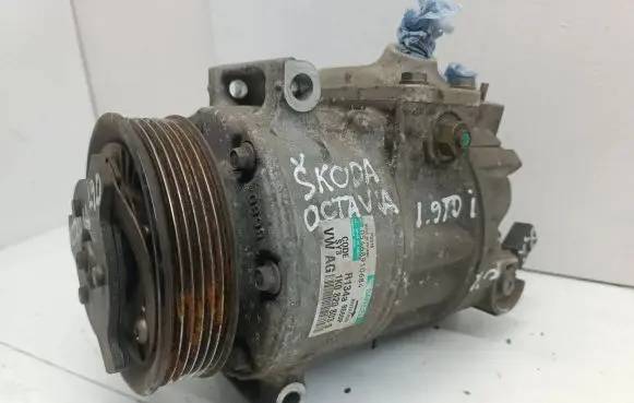 Skoda Octavia Mk2 (1Z) Air conditioning (A/C) compressor (pump) 1K0820803S R134A8680P 054689106B4