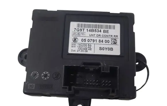 Jaguar XF X250 Door control unit/module 7G9T14B534BE 14C236BA 0507918400