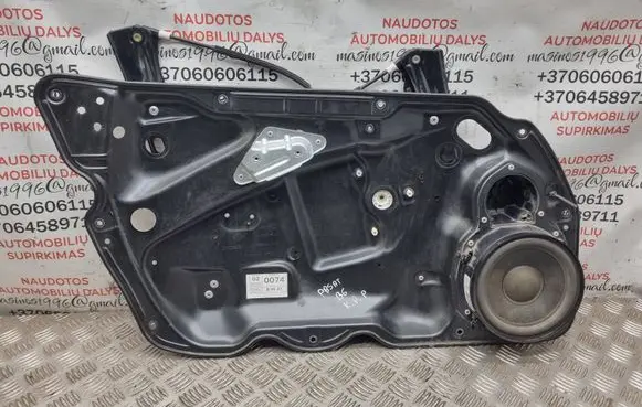 Volkswagen PASSAT B6 Front window lifting mechanism without motor 3C1837755G