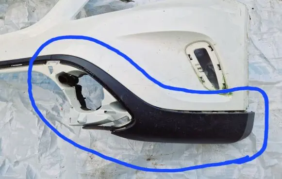 Mercedes-Benz GLA W156 X156 Front bumper corner part panel trim A1568851125