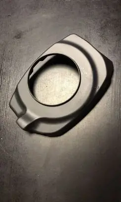 Steering wheel column trim