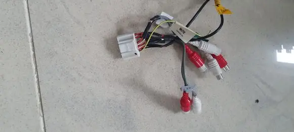 Audi A4 S4 B7 8E 8H Sound system wiring loom REARCAMIN