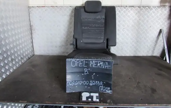Opel Meriva B Rear seat 