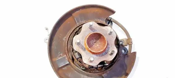 Nissan Leaf I (ZE0) Rear brake disc plate dust cover 