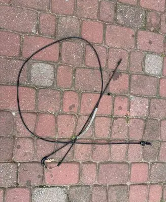 Jaguar XF X250 Engine bonnet/hood lock release cable 8X2316C656AC