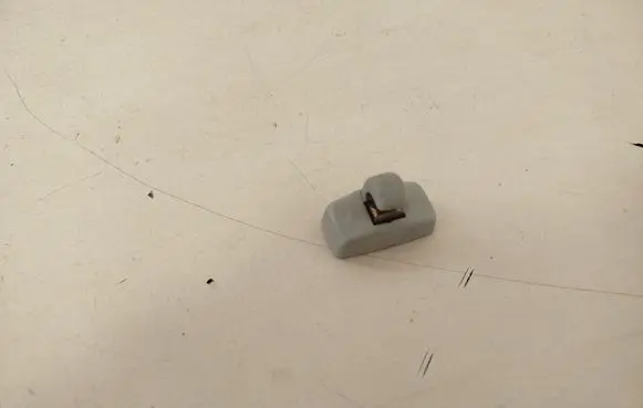 Volkswagen Multivan T5 Sun visor clip/hook/bracket 3B0857561B