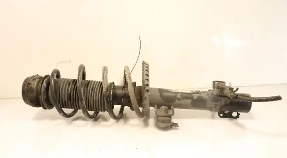 Front shock absorber with coil spring