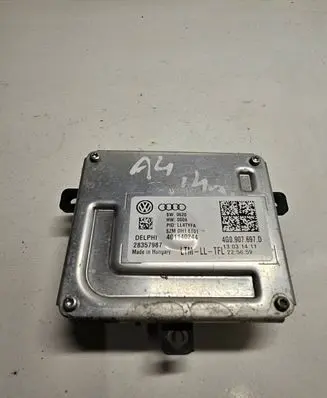 Skoda Octavia Mk3 (5E) Headlight ballast module Xenon 4G0907697D 28357987