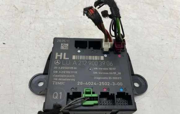 Mercedes-Benz C W204 Door control unit/module A2129003906 A2128208526 A2129029902