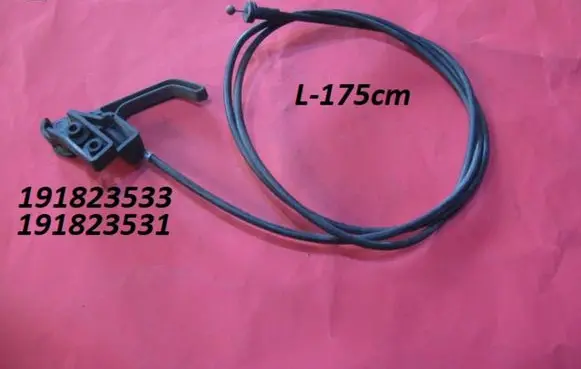 Seat Toledo I (1L) Engine bonnet/hood lock release cable 191823533 191823531