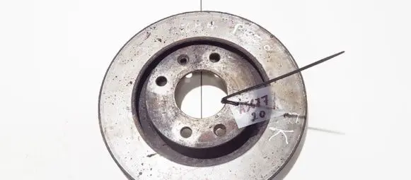 Peugeot 206 Front brake disc ventiliuojamas