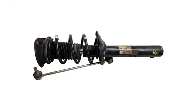 Front shock absorber with coil spring