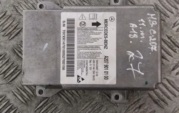 Mercedes-Benz E C207 W207 Airbag control unit/module A2079010100